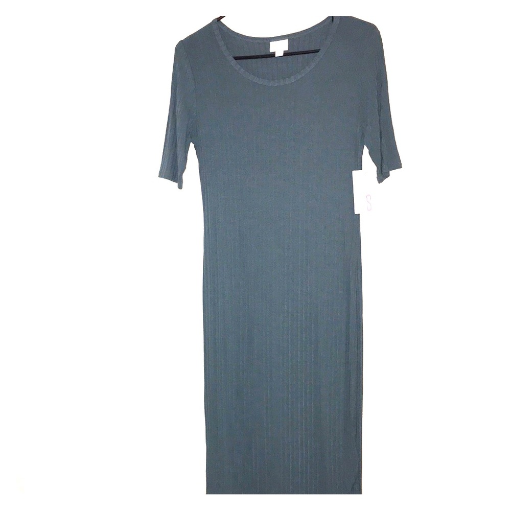 BNWT Lularoe Ribbed Blue Julia